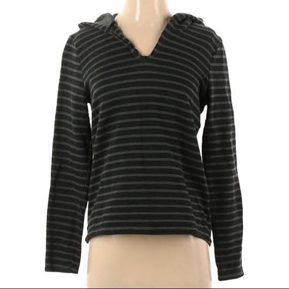 NEW beyond yoga stripped hoodie